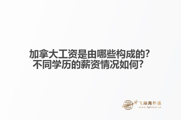 ?加拿大工資是由哪些構(gòu)成的？不同學(xué)歷的薪資情況如何？